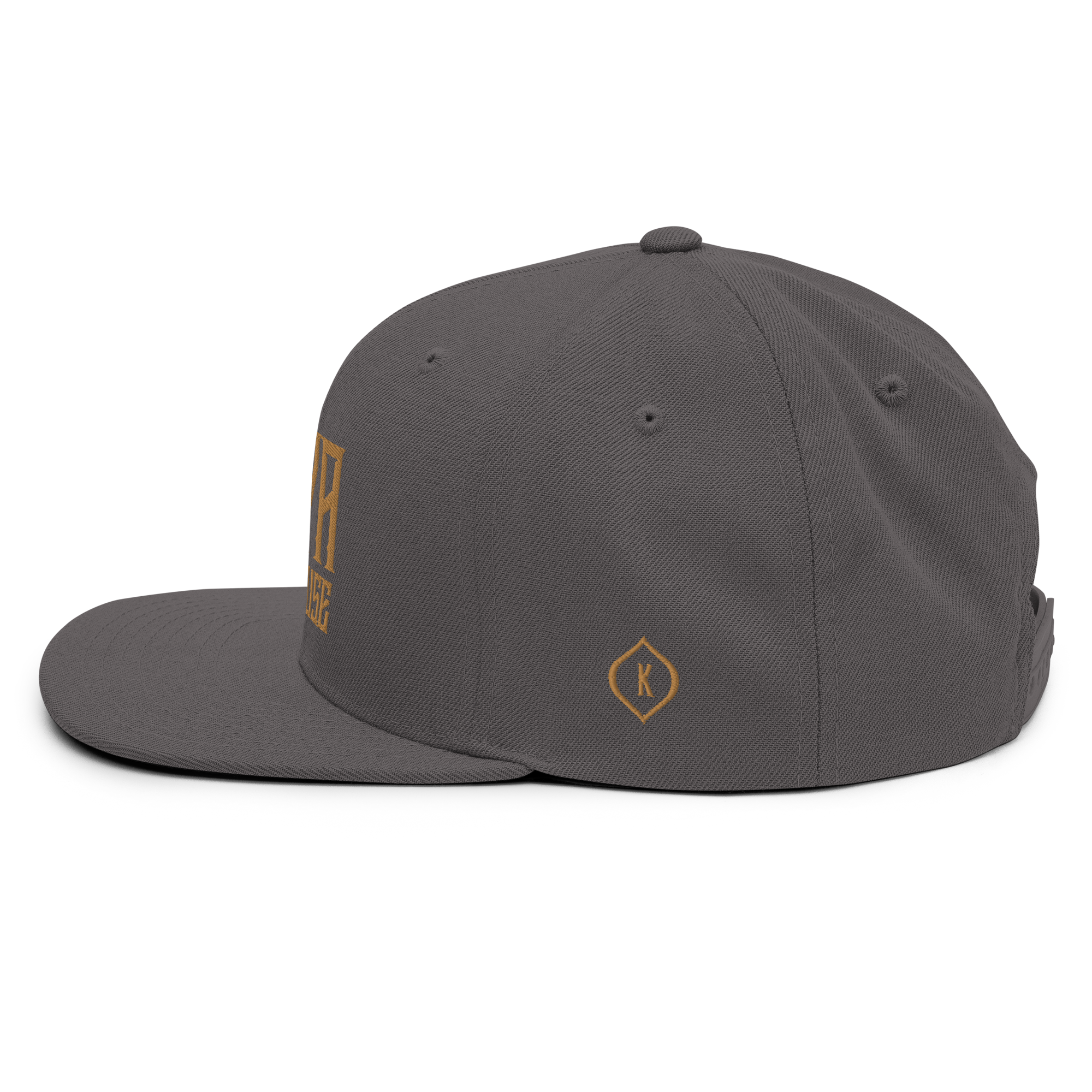 Unisex Snapback Gold Kaya Herb House Hat