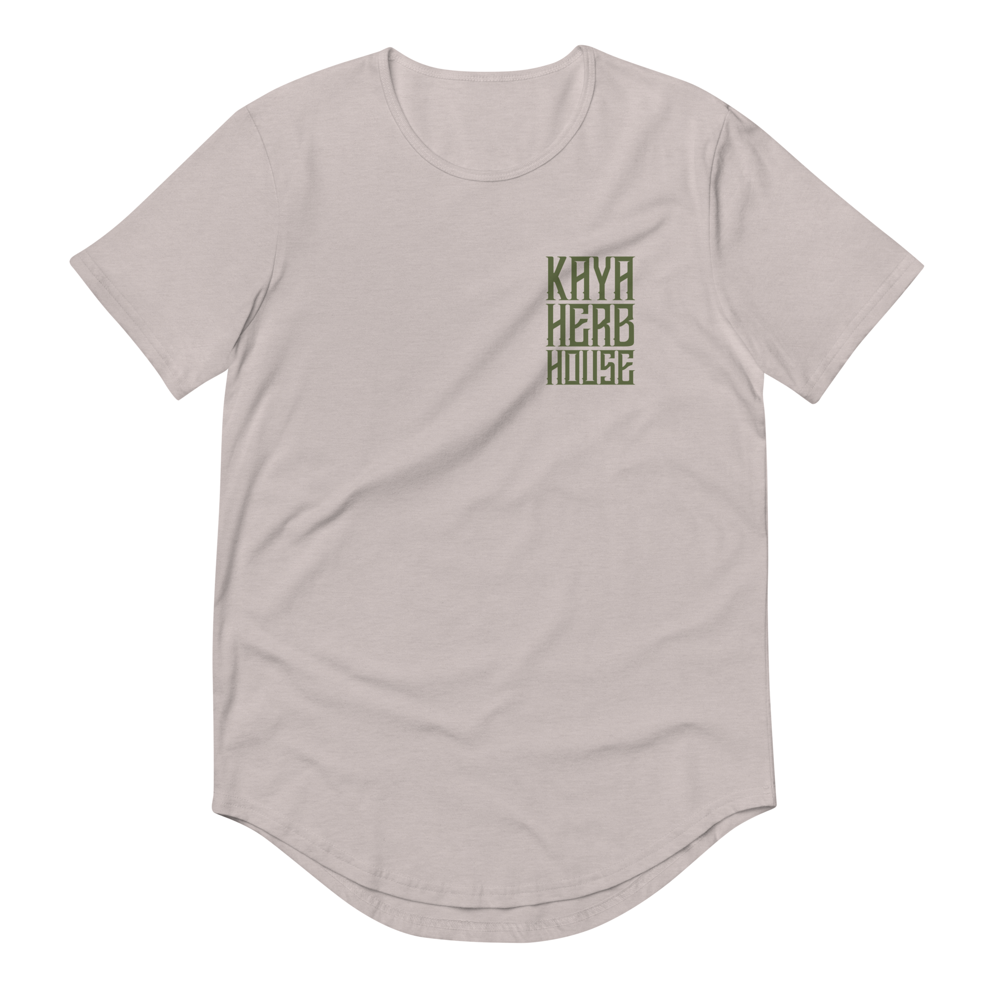 Men's Curved Hem T-Shirt Kaya Botanical T-Shirt