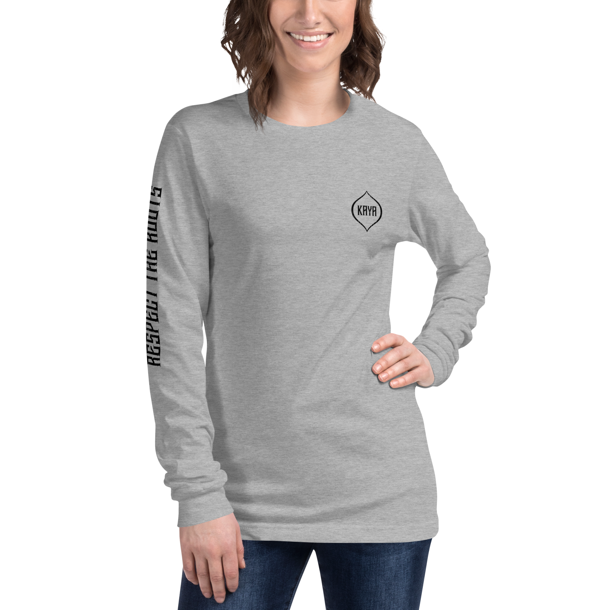 Unisex Long Sleeve Tee Respect the Roots