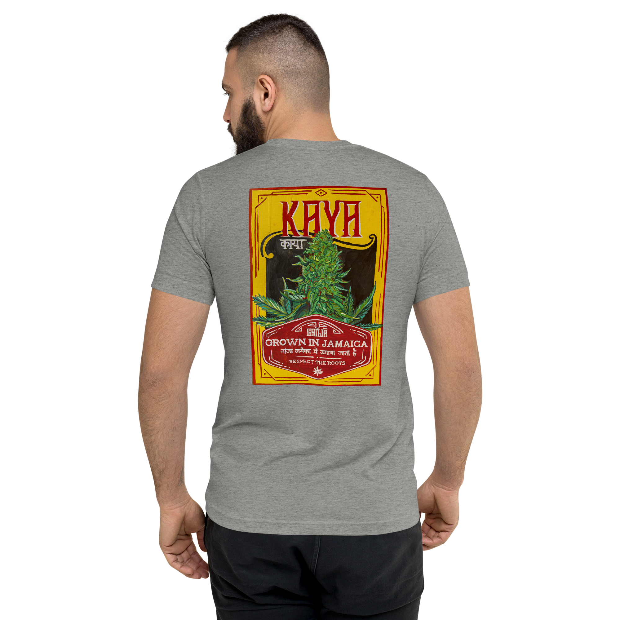 Short Sleeve T-shirt Kaya Sanskrit on Back